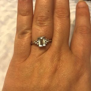 Aquamarine ring